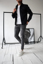 Men’s Cotton Overshirt Jacket for Winter