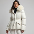 Women’s Cotton Padded Puffer Jacket for Winter