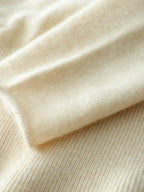 Women’s Cashmere Wrap Neck Jumper for Early Spring