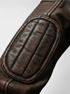 Men’s Leather Biker Jacket for Winter