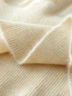 Women’s Cashmere Wrap Neck Jumper for Early Spring