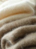Women’s Cashmere Wrap Neck Jumper for Early Spring