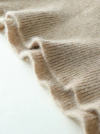 Women’s Cashmere Wrap Neck Jumper for Early Spring