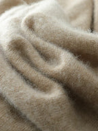 Women’s Cashmere Wrap Neck Jumper for Early Spring