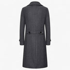 Men’s Wool Blend Double Breasted Winter Overcoat