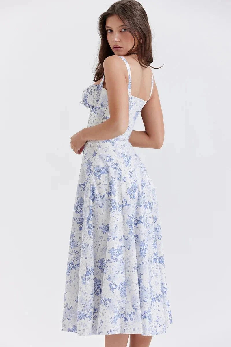 Women’s Midi Sundress Cotton for Spring