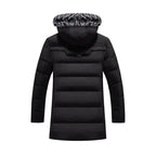 Men's Insulated Long Puffer Parka for Winter