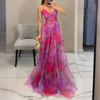 Women's Chiffon Maxi Dress Spring