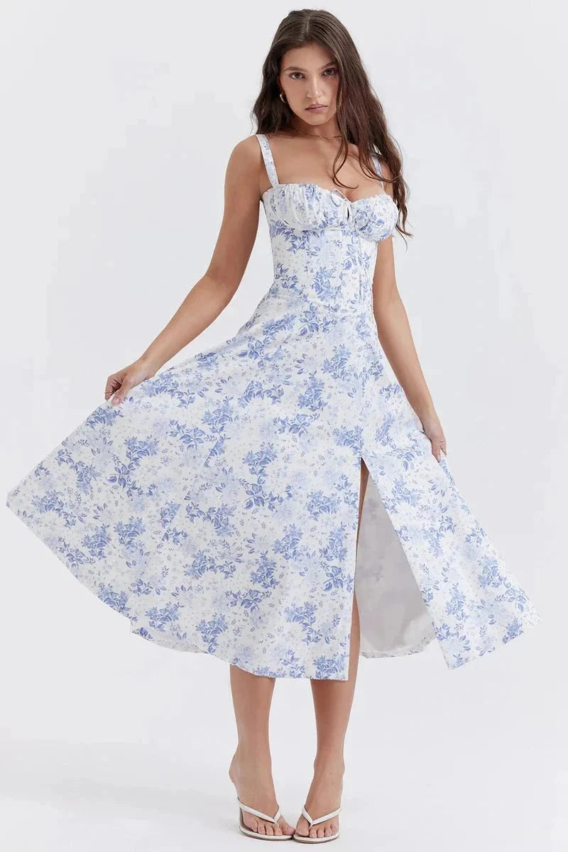 Women’s Midi Sundress Cotton for Spring