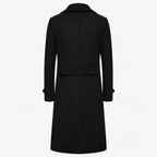 Men’s Wool Blend Double Breasted Winter Overcoat