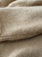 Women’s Cashmere Wrap Neck Jumper for Early Spring