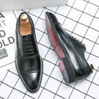 Men's Leather Oxford Dress Shoes Spring