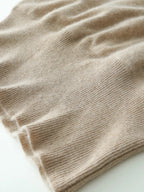 Women’s Cashmere Wrap Neck Jumper for Early Spring