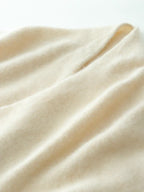 Women’s Cashmere Wrap Neck Jumper for Early Spring