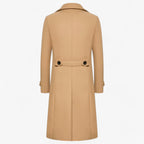 Men’s Wool Blend Double Breasted Winter Overcoat