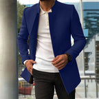 Men's Tailored Wool Coat for Winter