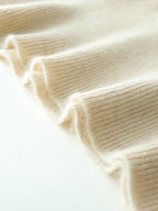 Women’s Cashmere Wrap Neck Jumper for Early Spring