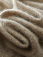 Women’s Cashmere Wrap Neck Jumper for Early Spring