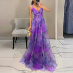 Women's Chiffon Maxi Dress Spring