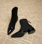 Women's Leather Ankle Boots Winter