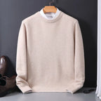 Men’s Wool Knit Crew Neck Jumper for Winter