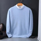 Men’s Wool Knit Crew Neck Jumper for Winter