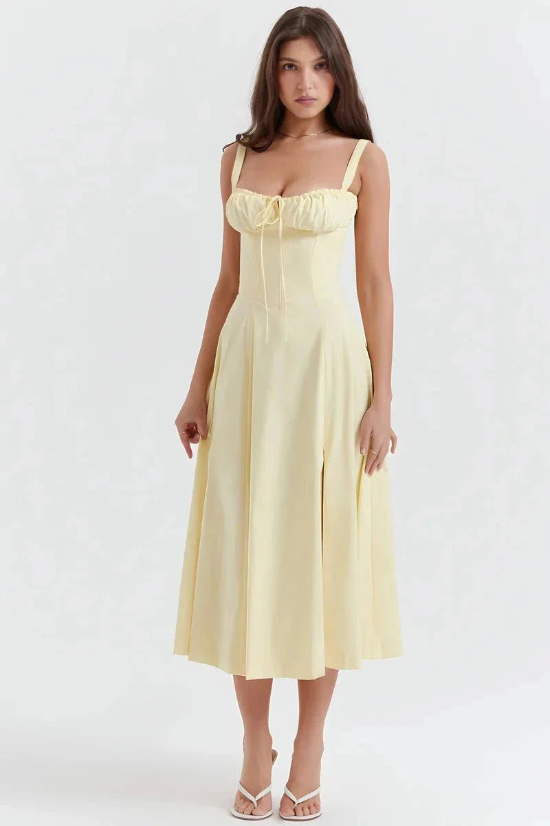Women’s Midi Sundress Cotton for Spring