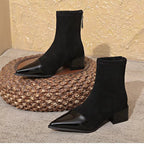 Women's Leather Ankle Boots Winter