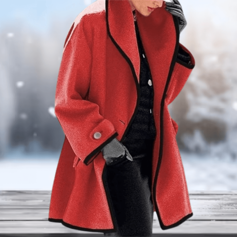 Women’s Wool Blend Long Coat Winter