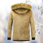 Men’s Fleece Lined Hooded Winter Parka Jacket