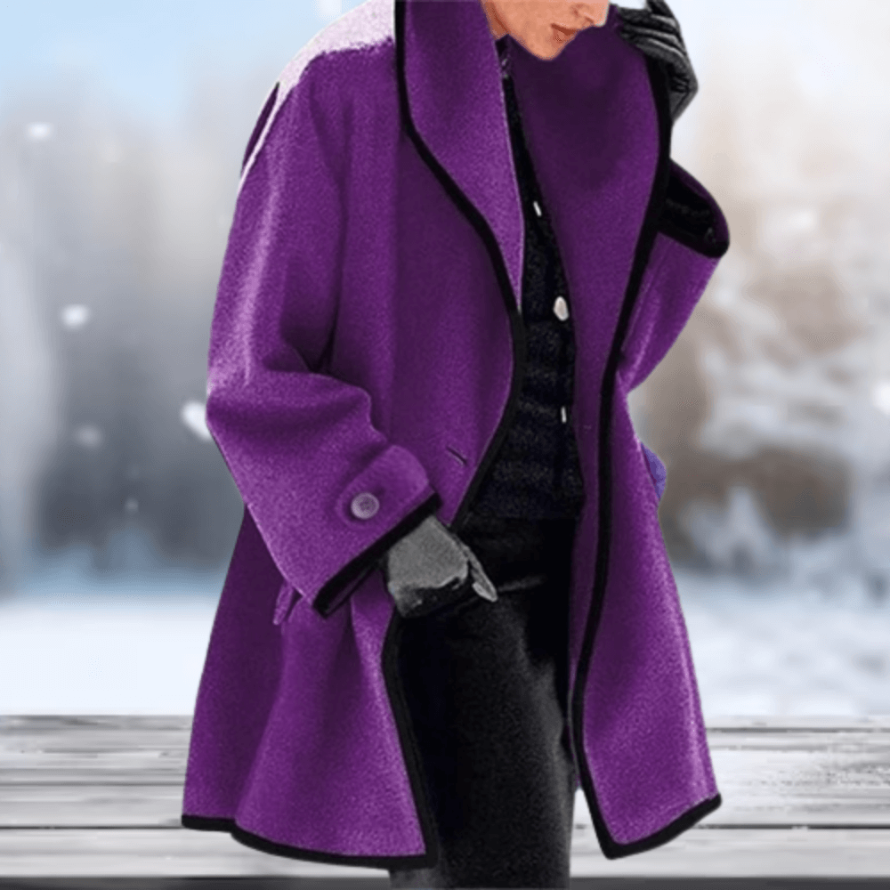 Women’s Wool Blend Long Coat Winter