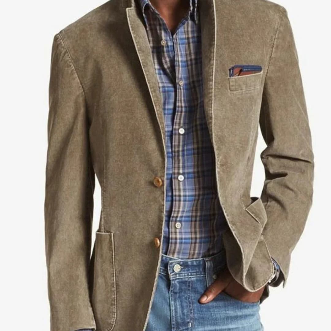 Men’s Cotton Blazer Jacket for Spring