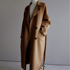 Women’s Wool Blend Long Coat for Winter