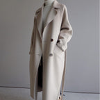 Women’s Wool Blend Long Coat for Winter
