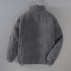 Men’s Corduroy Puffer Jacket for Winter