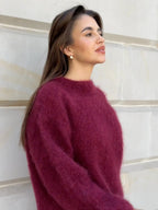 Women’s Soft Wool Blend Knit Jumper for Winter