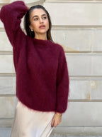 Women’s Soft Wool Blend Knit Jumper for Winter