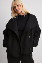 Women’s Short Wool Jacket for Winter