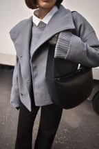 Women’s Short Wool Jacket for Winter
