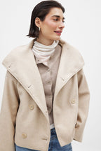 Women’s Short Wool Jacket for Winter