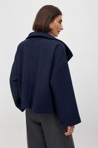 Women’s Short Wool Jacket for Winter