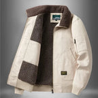 Men’s Fleece Lined Bomber Jacket for Winter