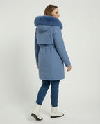 Women’s Faux Fur Lined Hooded Winter Coat