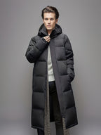 Men’s Long Down Puffer Coat for Winter