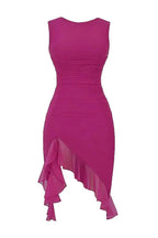 Women’s Sleeveless Midi Dress Polyester for Spring