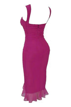 Women’s Sleeveless Midi Dress Polyester for Spring