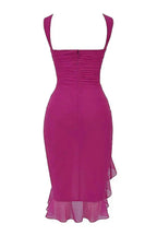 Women’s Sleeveless Midi Dress Polyester for Spring