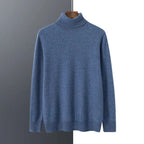 Men’s Cashmere Roll Neck Jumper for Winter