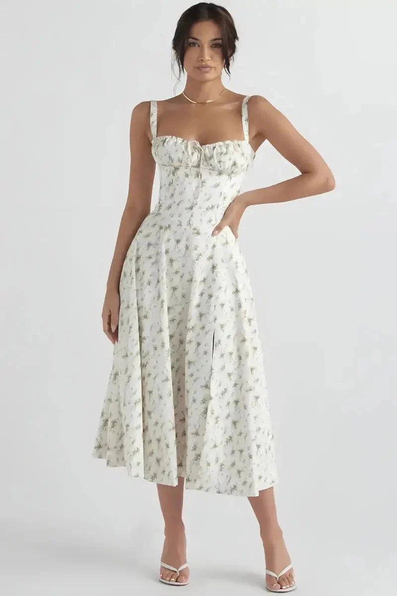 Women’s Midi Sundress Cotton for Spring