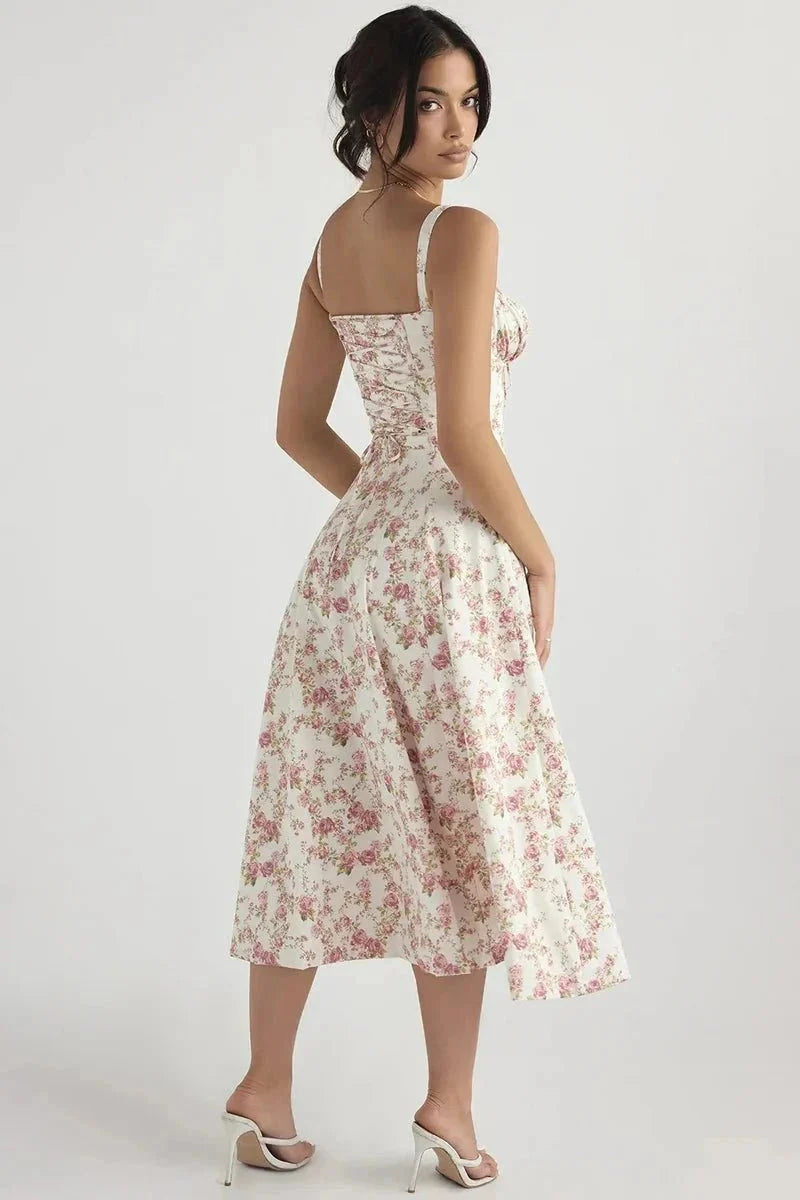 Women’s Midi Sundress Cotton for Spring